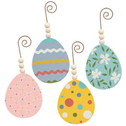Beaded Deco Easter Egg Ornament  (4 Count Assortment)