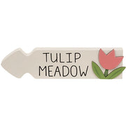 Honey Bee Garden/Tulip Meadow Arrow Sitter  (2 Count Assortment)