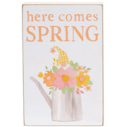 Happy Spring Floral Gnome Block  (2 Count Assortment)