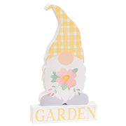 Spring Blessings Block with Flower Chunky Gnome  (Set of 2) (3 Count Assortment)