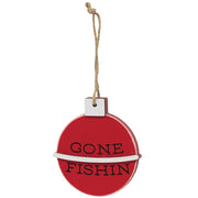 Lake Fishing Wooden Ornaments (Set of 3)