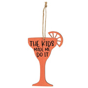 Margarita Words Wooden Ornament  (2 Count Assortment)