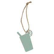 Summer Drinks Wooden Ornaments (Set of 6)