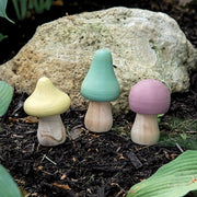 Wooden Mushrooms (Set of 3)