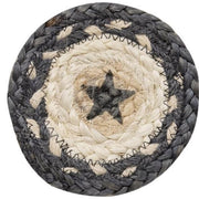 Primitive Pewter Star Braided Coaster