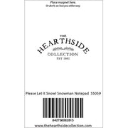 Please Let It Snow! Snowman Notepad