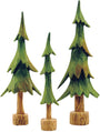 Resin Pine Trees (Set of 3)