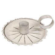 Starburst Taper Candle Pan - White