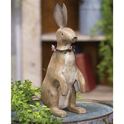 Antiqued Wooden Bunny