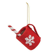 Felted Christmas Cocoa Mug Ornament  (2 Count Assortment)