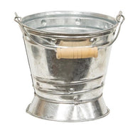 Natural Tin Mini Pail with Handle