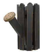 Distressed Wooden Picket Watering Can  (2 Count Assortment)