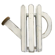 Distressed Wooden Picket Watering Can  (2 Count Assortment)