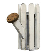 Distressed Wooden Picket Watering Can  (2 Count Assortment)