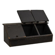 Three Bin Cubby With Doors
