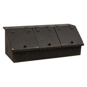 Three Bin Cubby With Doors