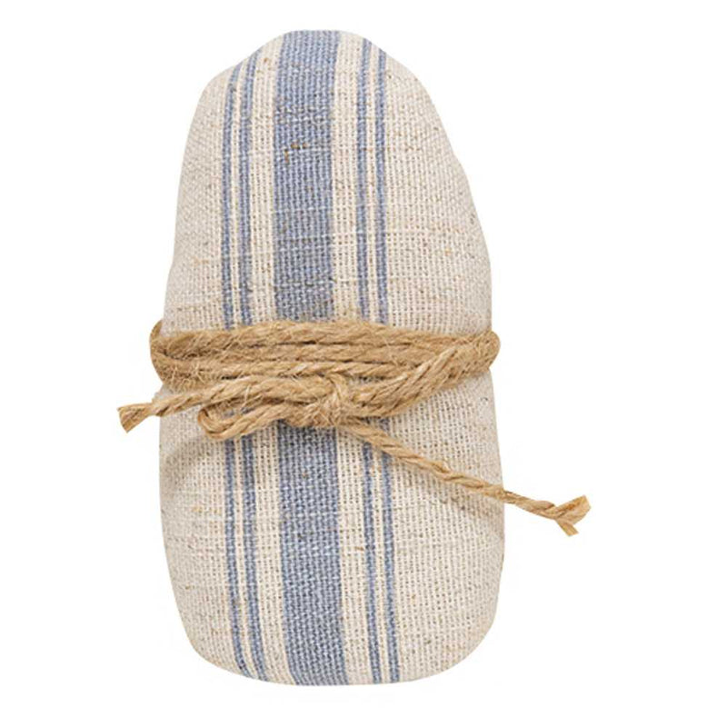 Small Feed Sack Egg With Jute Bow