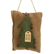 Merry Christmas Tree Pillow Ornament