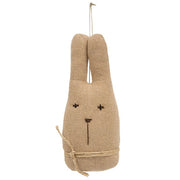 Fabric Rabbit Head Ornament  (3 Count Assortment)