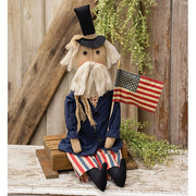 Uncle Sam with American Flag Doll