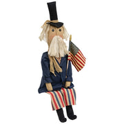 Uncle Sam with American Flag Doll