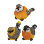 Round Resin Spring Bird  (3 Count Assortment)