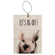 In the Mood/Let's Pig Out! Ornament  (2 Count Assortment)