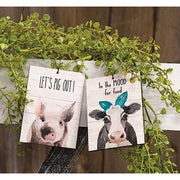 In the Mood/Let's Pig Out! Ornament  (2 Count Assortment)