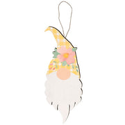 Spring Flower Chunky Gnome Ornament  (3 Count Assortment)