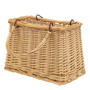 Natural Willow Tapered Basket with Handles