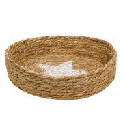 Natural Jute Candle Tray with Star