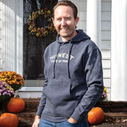Midwest State of Mind Sweatshirt - Classic Heather Navy - Large