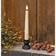 Ivory Realistic Flame LED Timer Taper