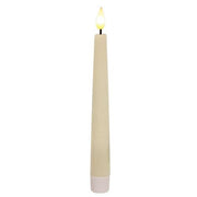 Ivory Realistic Flame LED Timer Taper