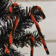 Chenille Halloween Candy Canes (Set of 12)