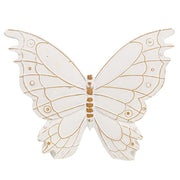 Distressed White Resin Butterfly Shelf Sitter  (3 Count Assortment)