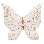 Distressed White Resin Butterfly Shelf Sitter  (3 Count Assortment)
