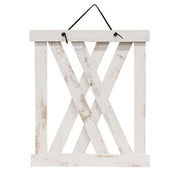 Small Lath & Wood Decorative Wreath Hanger