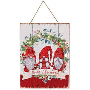 Merry Christmas Gnomes Wood Sign with LED Lights