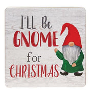 Gnome For Christmas Wood Block  (3 Count Assortment)