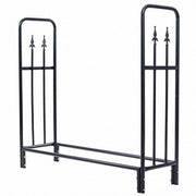 4' Outdoor Heavy Duty Steel Firewood Wood Storage Rack