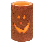 Jack O Lantern Timer Pillar - 6"