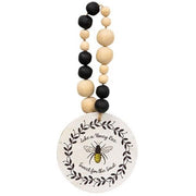 Honey Bee Bead Hanger Sign