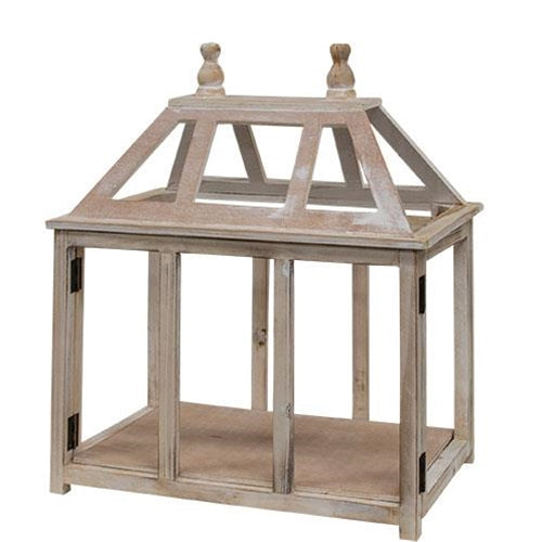 Wood Frame House Lantern 2 Box Assembly