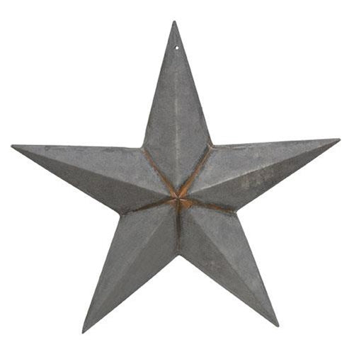 Rusty Galvanized Barn Star - 12"
