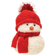 Lg Sitting Snowman with Hat & Scarf (2 Count Assortment)