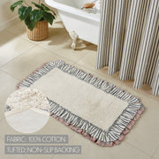 Kaila Ticking Blue Bathmat 27x48