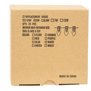 Red Replacement Bulb - Candelabra Base - 5 W