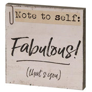 Note to Self Block  (6 Count Assortment)