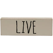 Farmhouse Colors Live - Love - Laugh Block  (3 Count Assortment)